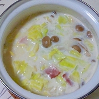 食べる豆乳パスタスープ＋＋